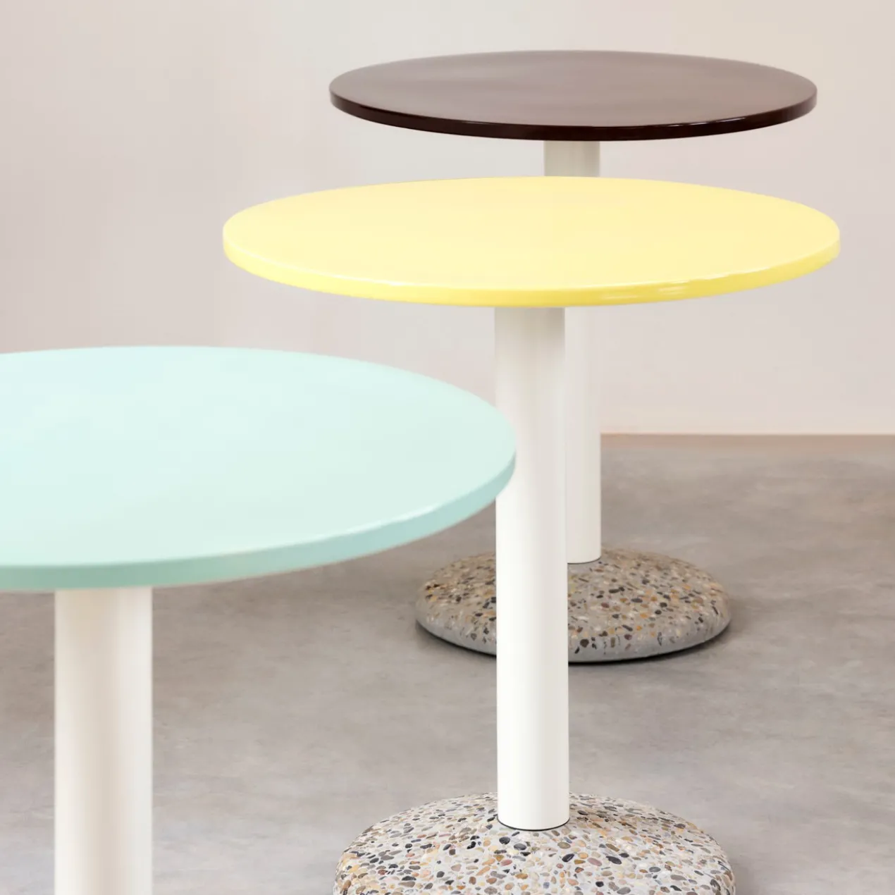 Tuintafel Ceramic Table Ø70 cm mint