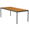 Tuintafel Four bamboe zwart 210x90 cm