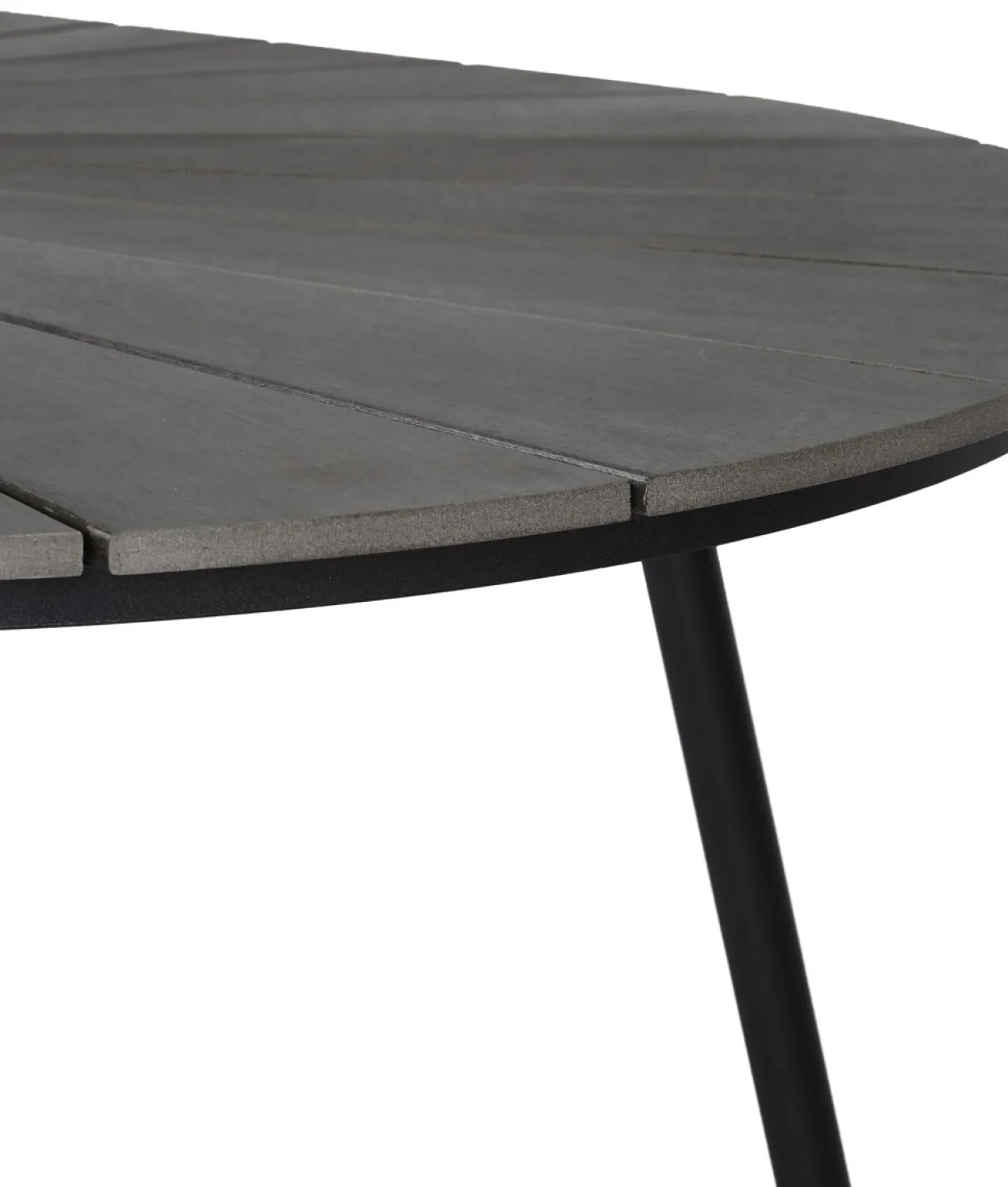 Tuintafel Liam polywood Liam ovalen tuintafel polywood - 195 x 103 cm