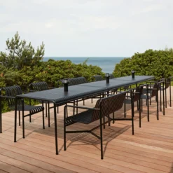 Tuintafel Palissade 170x90 antracite