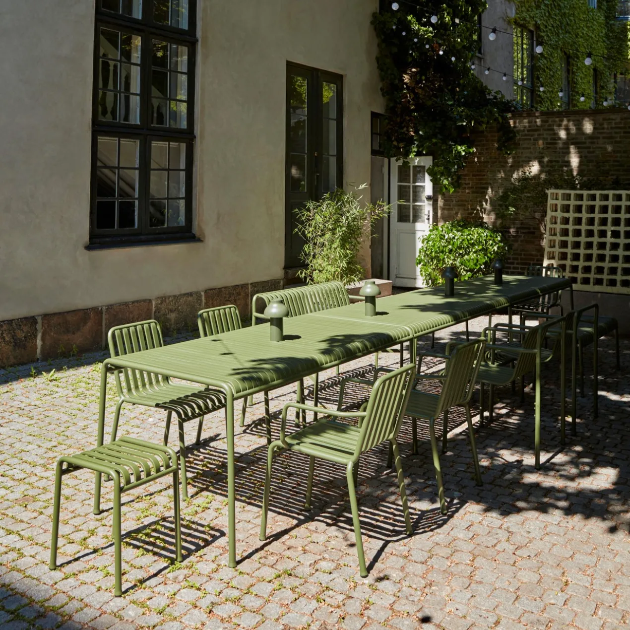 Tuintafel Palissade 170x90 olive
