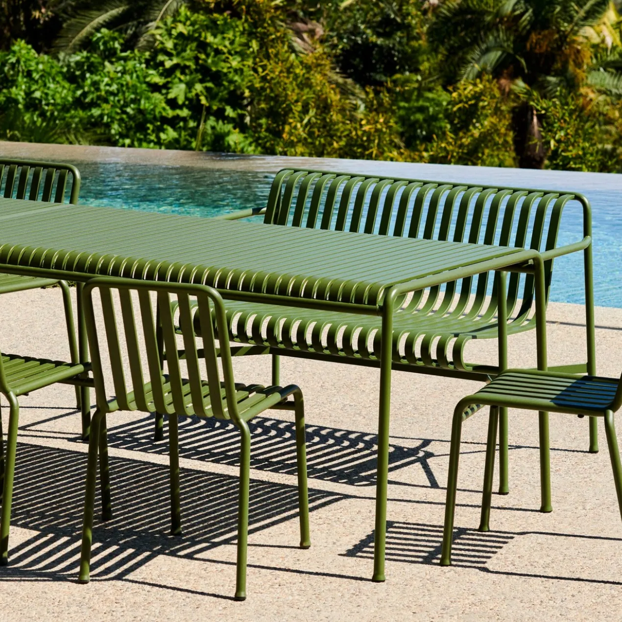 Tuintafel Palissade 170x90 olive