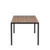 Tuintafel polywood Aaron - 205 x 90 cm Bruin