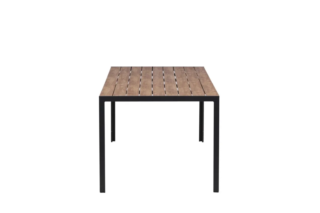 Tuintafel polywood Aaron - 205 x 90 cm Bruin