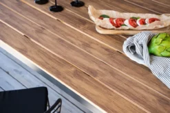Tuintafel polywood Aaron - 205 x 90 cm Bruin