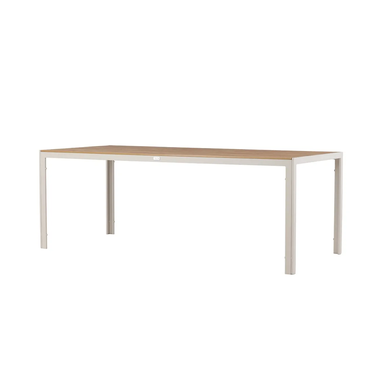 Tuintafel polywood Aaron - 205 x 90 cm Beige