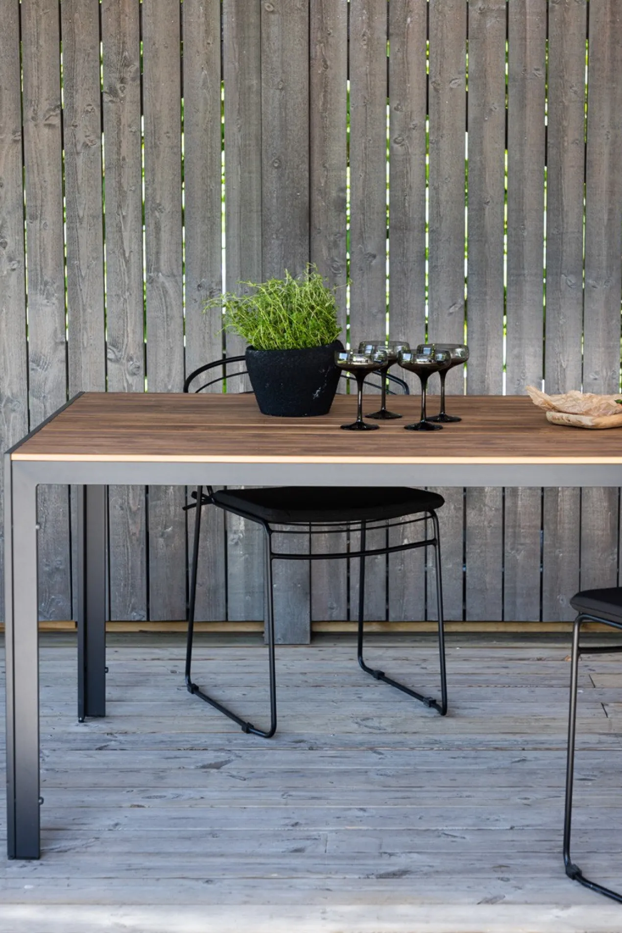 Tuintafel polywood Aaron - 205 x 90 cm Beige
