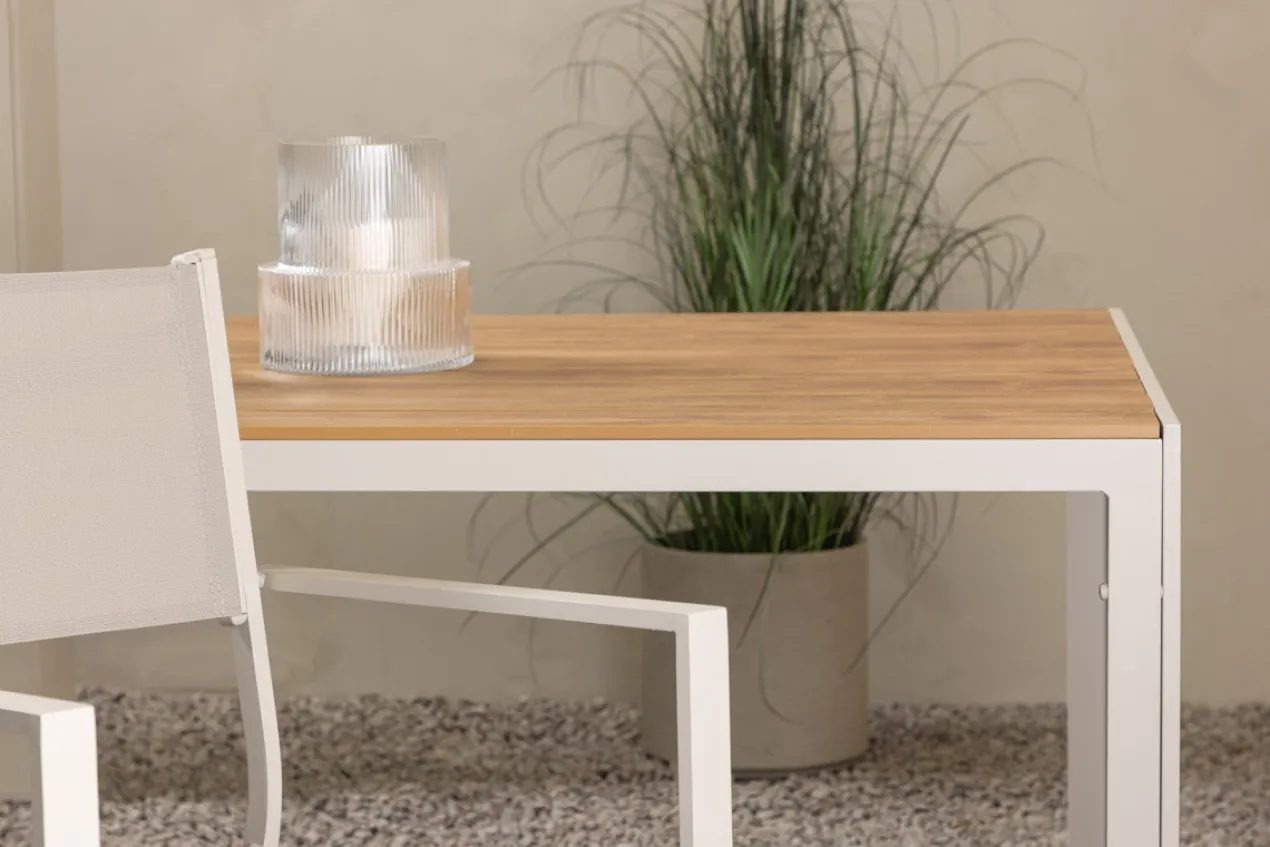 Tuintafel polywood Aaron - 205 x 90 cm Beige