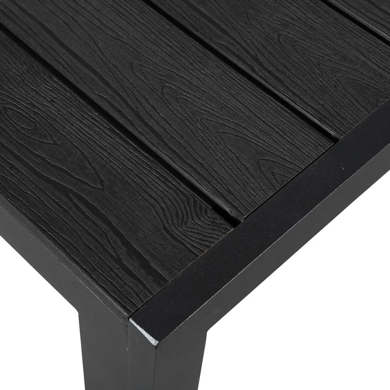 Tuintafel polywood Vinn Zwart