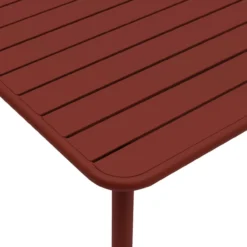 Tuintafel Ruben bordeaux 140x70x75