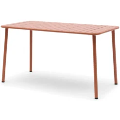 Tuintafel Ruben soft terra 140x70 cm
