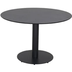 Tuintafel Sieb zwart Ø110 cm