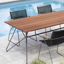 Tuintafel Sketch bamboe 160x89 cm