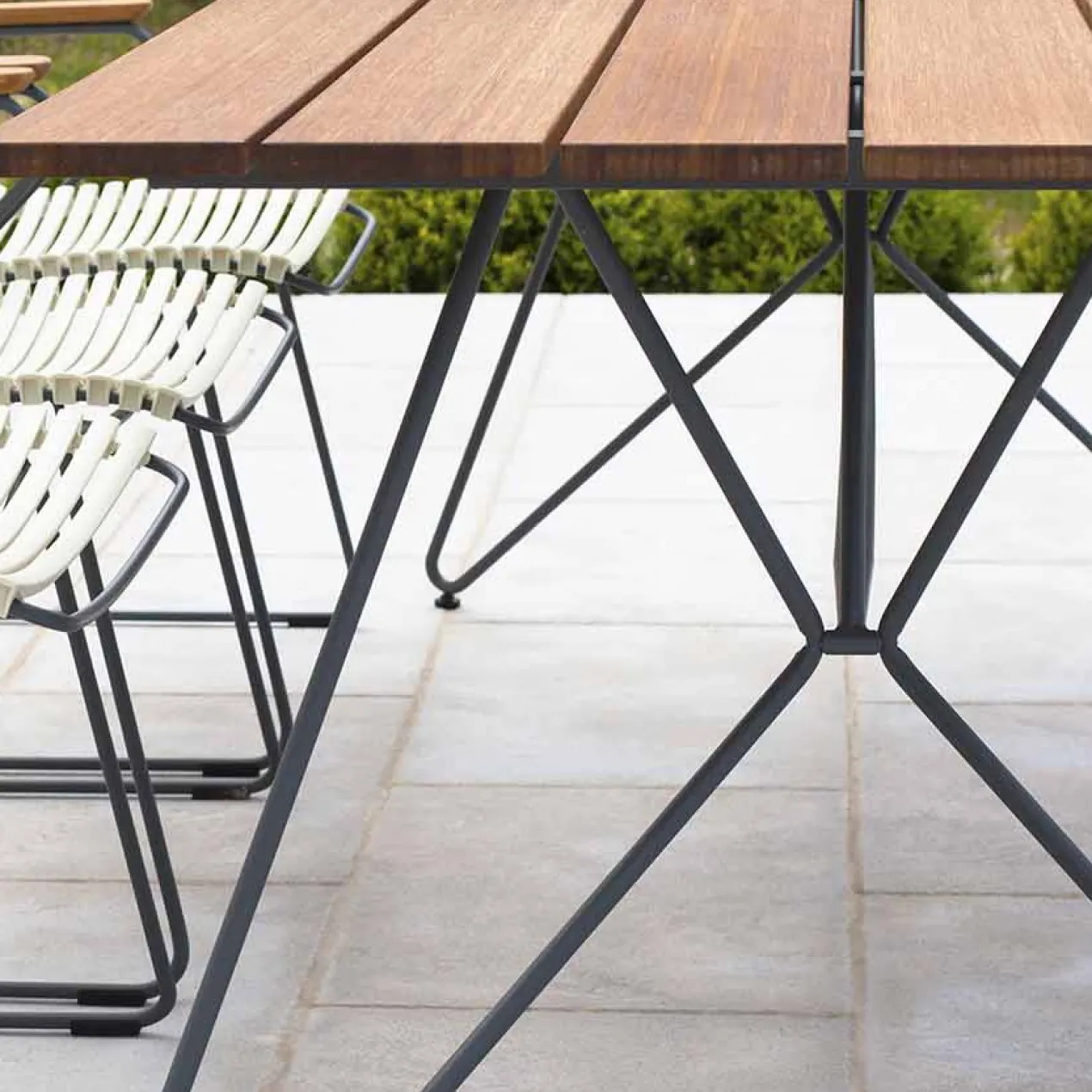 Tuintafel Sketch bamboe 220x89 cm
