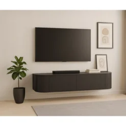 Tv-meubel Arlo Espresso Zwevend 140 cm