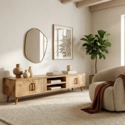 Tv-meubel Burby naturel 240 cm