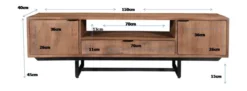 Tv meubel Dez 150 cm