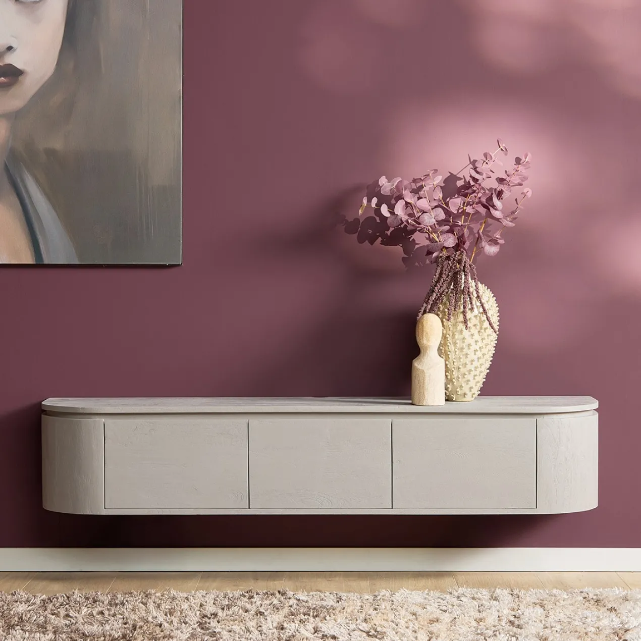 Tv meubel Houdini Taupe 160 cm
