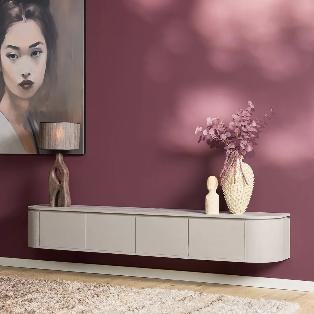 Tv meubel Houdini Taupe 200 cm
