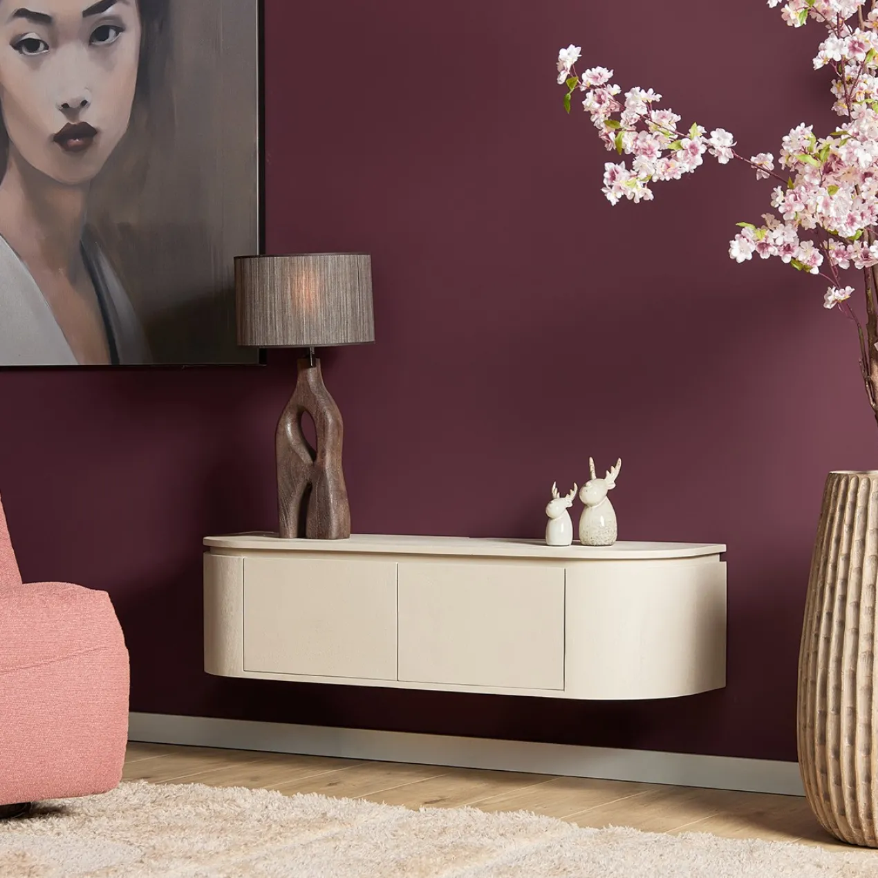 Tv meubel Houdini Witzand 120 cm