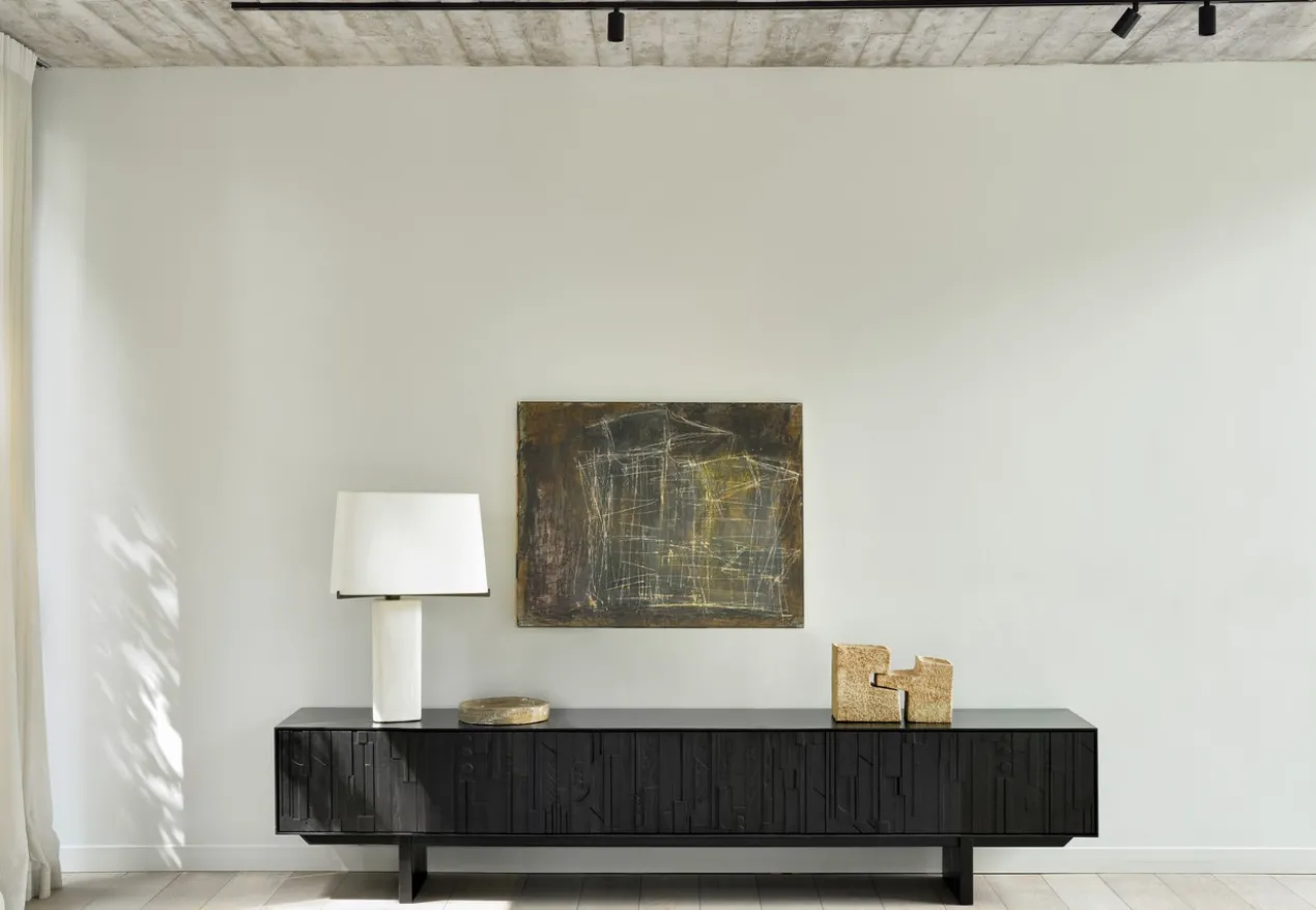 Tv-meubel Mosaic teak 242 cm