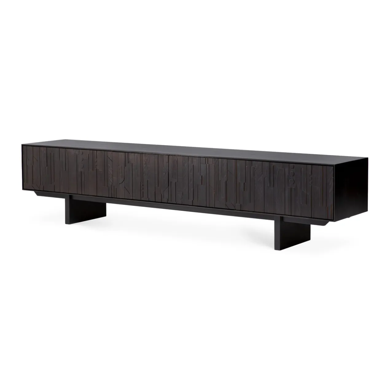 Tv-meubel Mosaic teak 242 cm