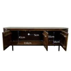 Tv-meubel Nairo epresso staand 170 cm