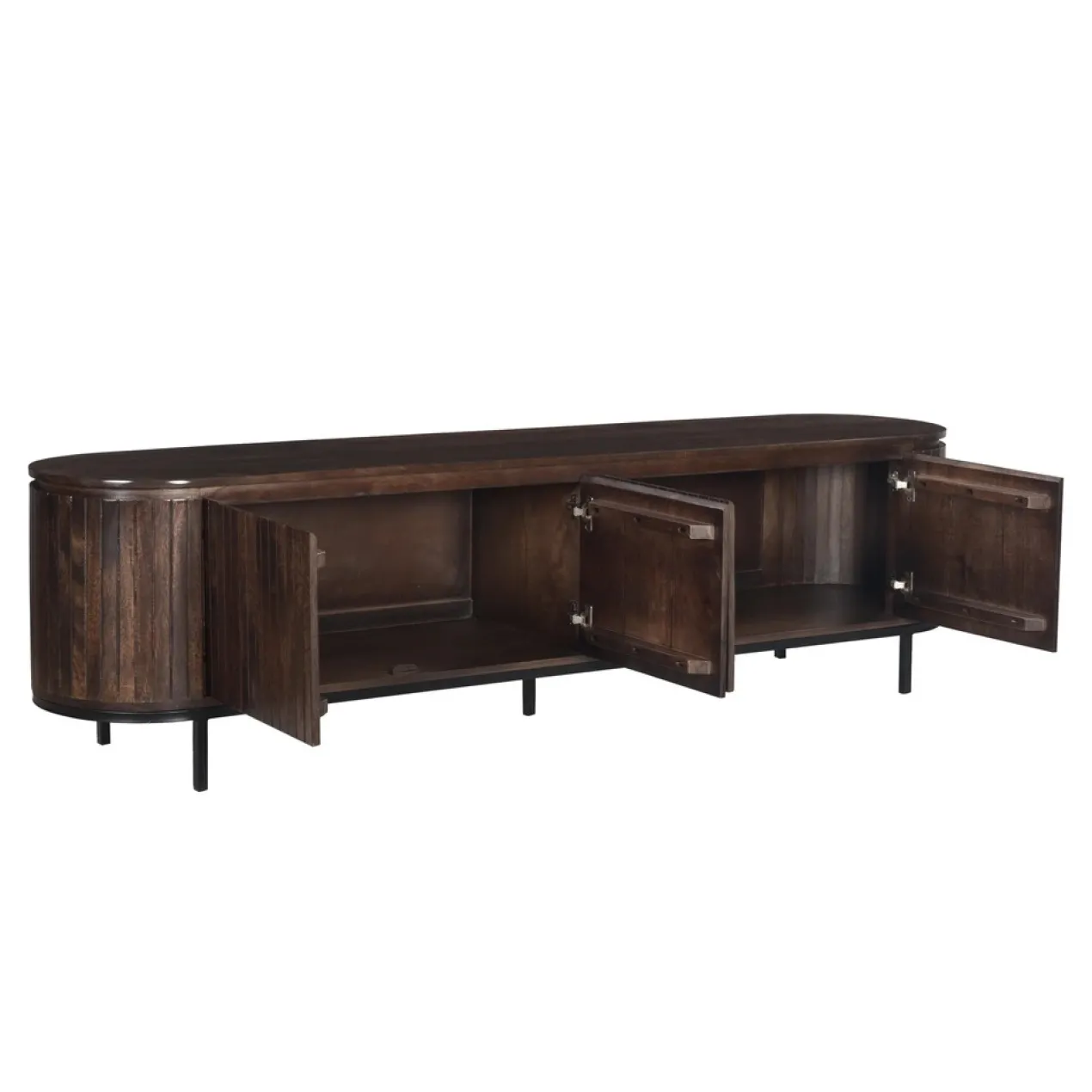 Tv-meubel Nairo espresso staand 210 cm