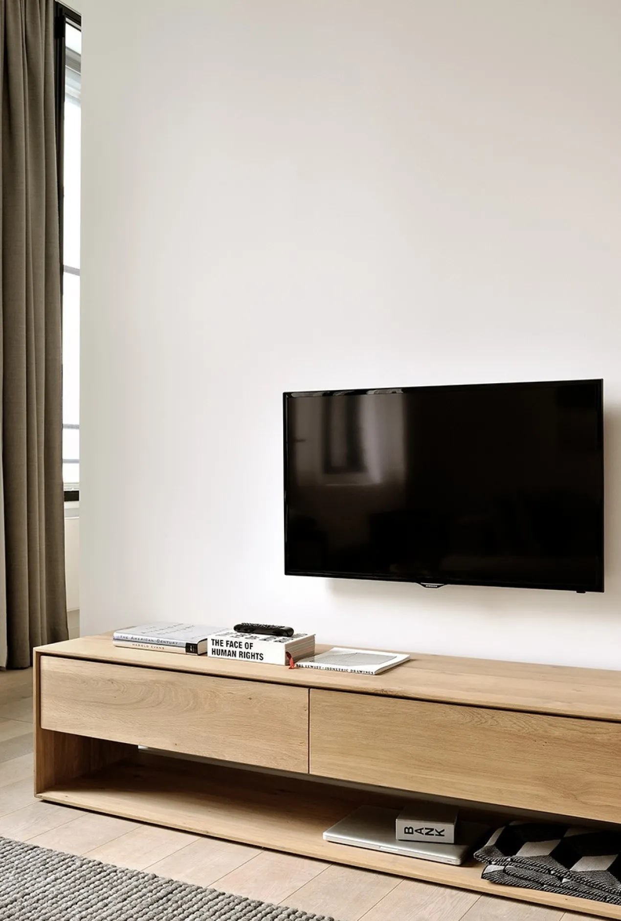 Tv-meubel Nordic eiken 180 cm