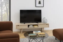 Tv meubel Roosje hout Roosje houten tv meubel naturel - 160 x 43 cm