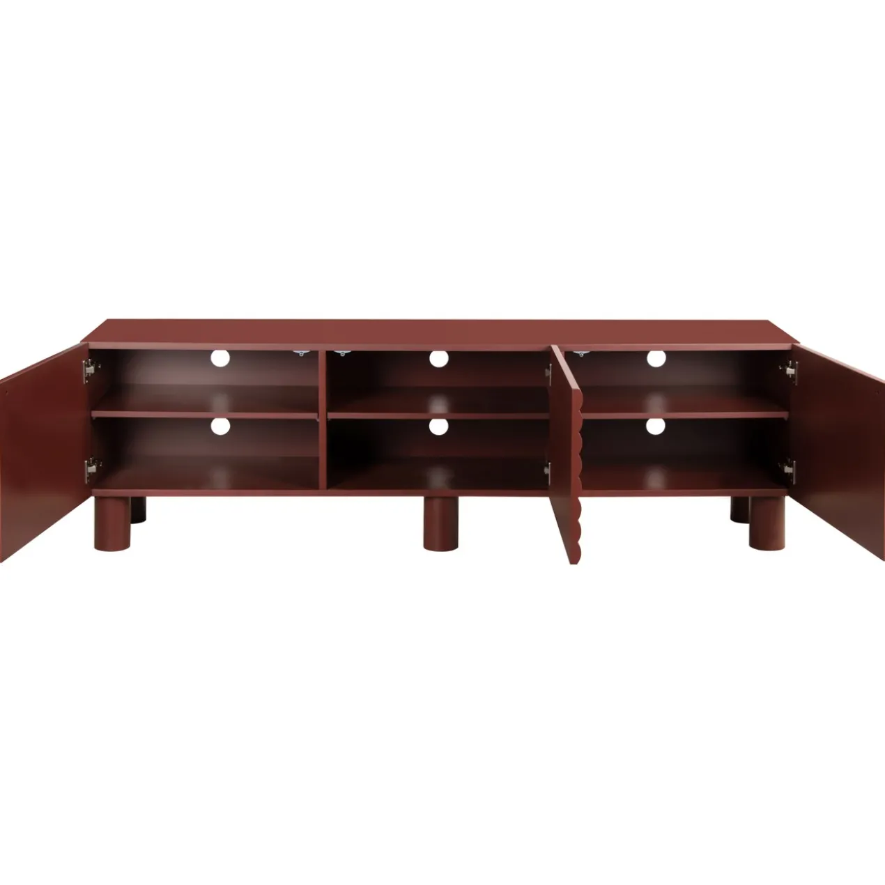 Tv-meubel Row 180 cm bordeaux