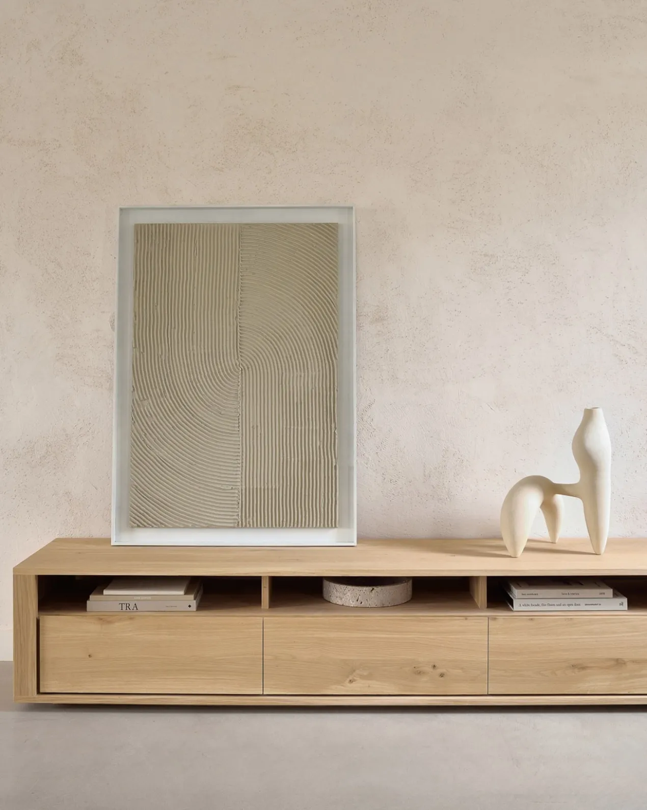 Tv-meubel Shadow eiken 210 cm