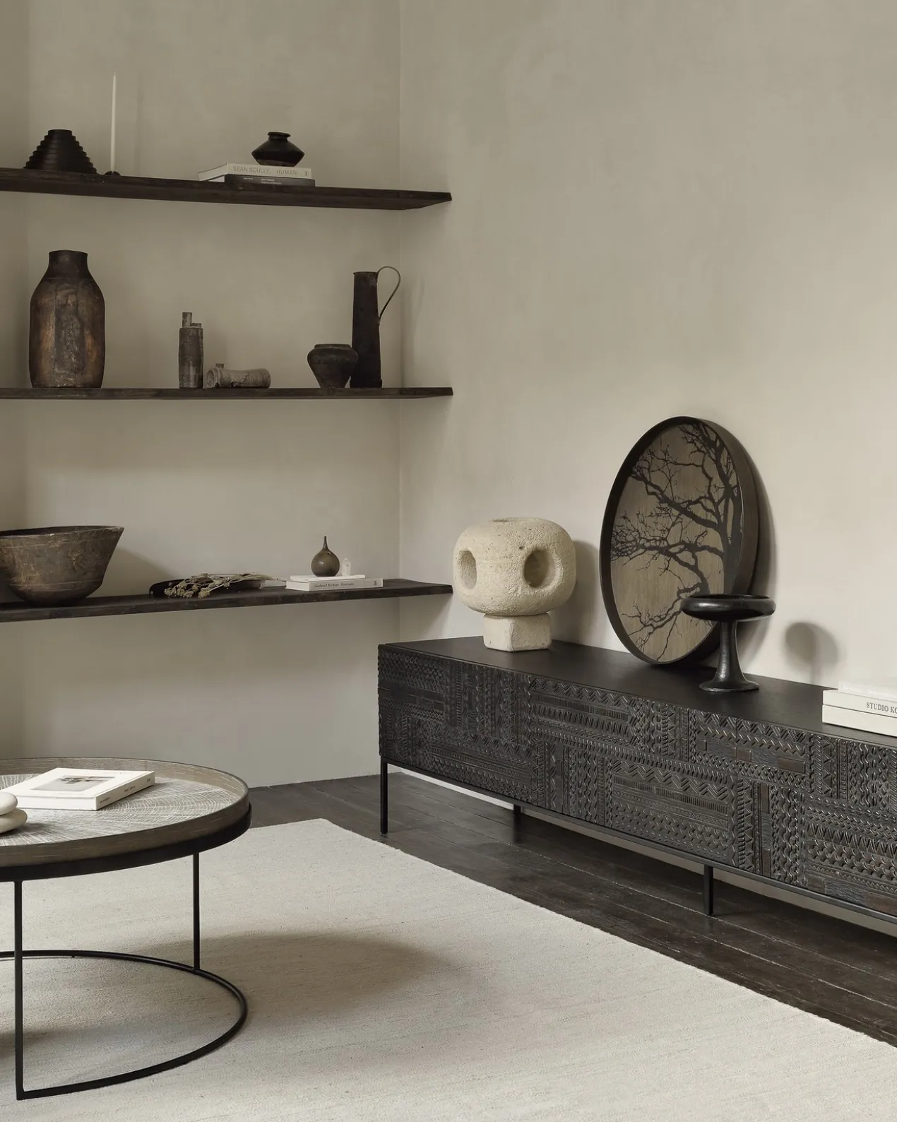Tv-meubel Tabwa teak 240 cm