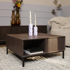 Tv-meubel zwevend De Bokke Bruin 160 cm