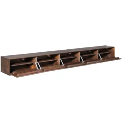 Tv-meubel zwevend De Bokke Bruin 280 cm