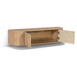 Tv-meubel zwevend naturel 140 cm