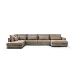U-Bank Lusaro taupe ottoman links