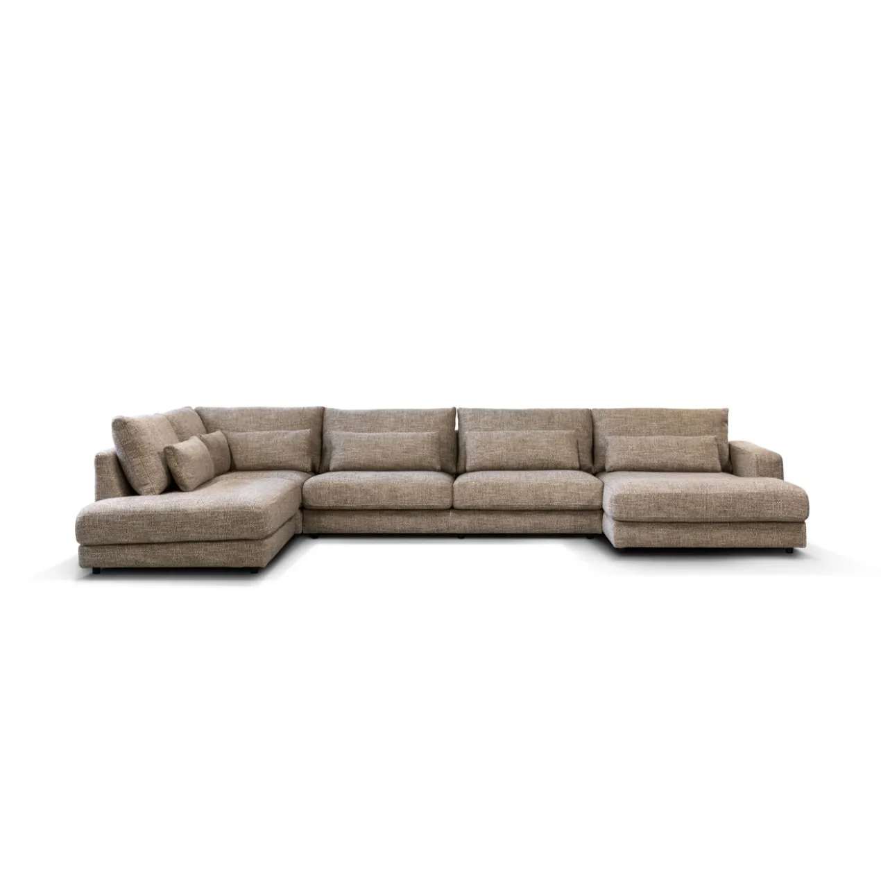 U-Bank Lusaro taupe ottoman links