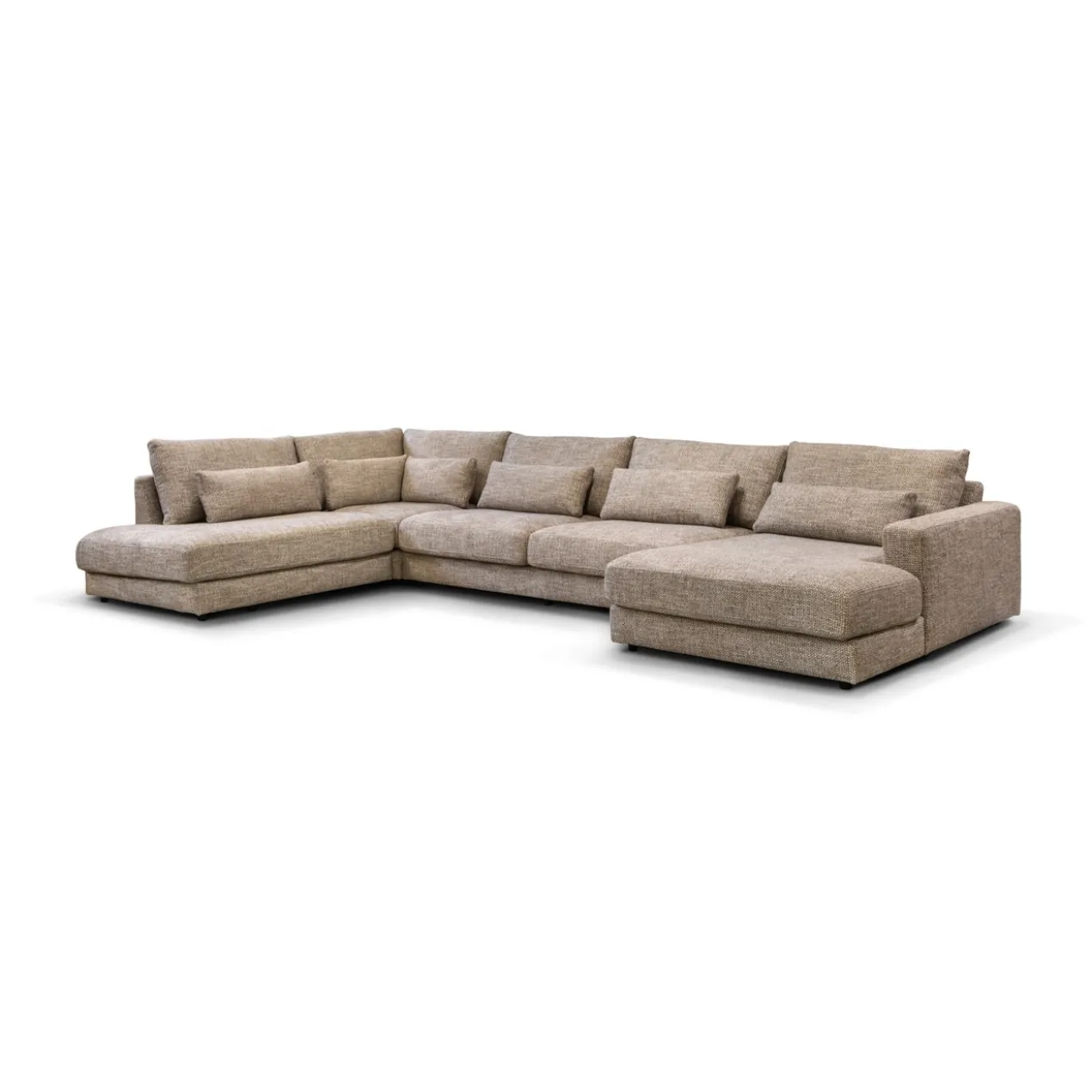 U-Bank Lusaro taupe ottoman links