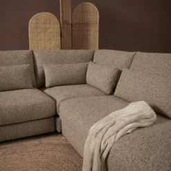 U-Bank Lusaro taupe ottoman rechts