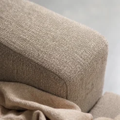 U-Bank Lusaro taupe ottoman rechts