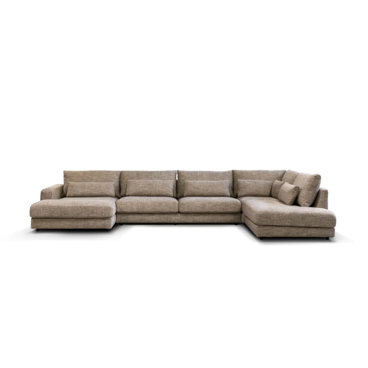 U-Bank Lusaro taupe ottoman rechts