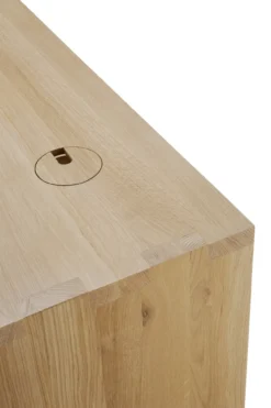 U desk - 140x70 - eiken