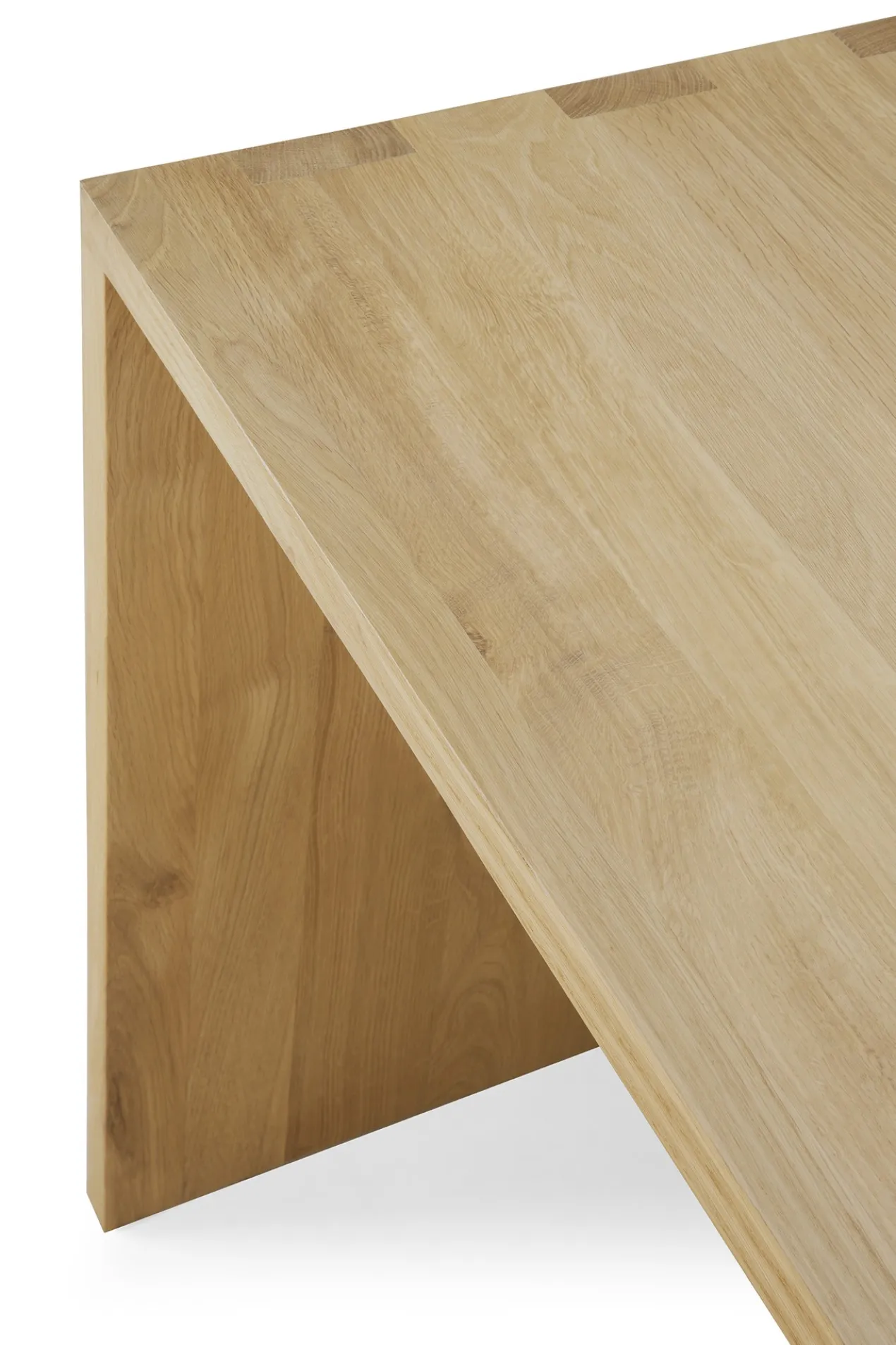 U desk - 140x70 - eiken