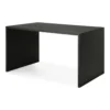 U desk - 140x70 - zwart eiken