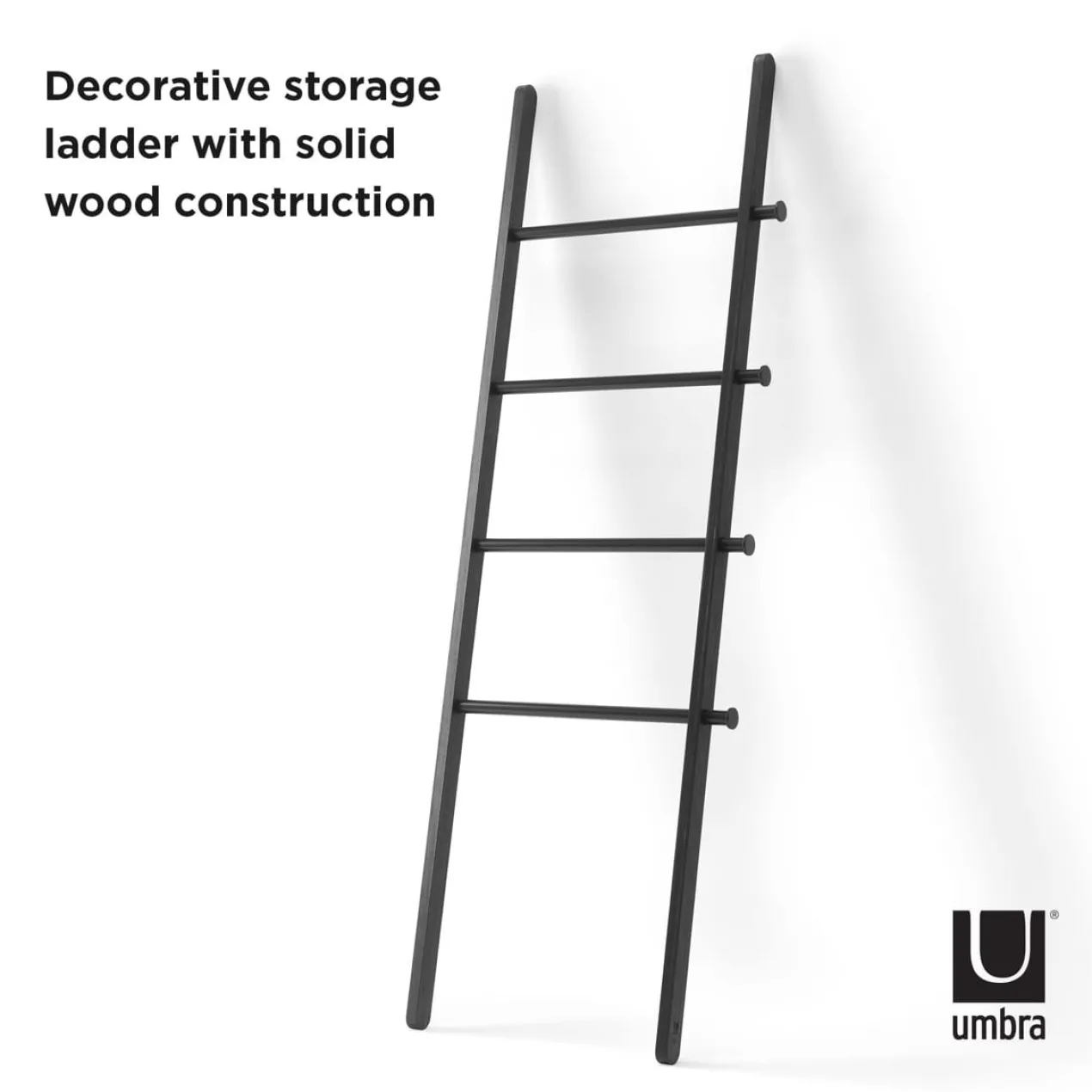 Umbra decoratieve ladder Leana zwart
