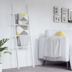 Umbra decoratieve ladder Leana wit