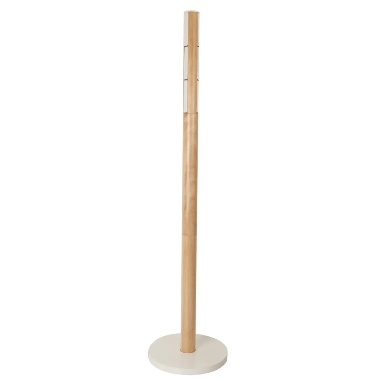 Umbra staande kapstok Flapper Naturel hout - Wit