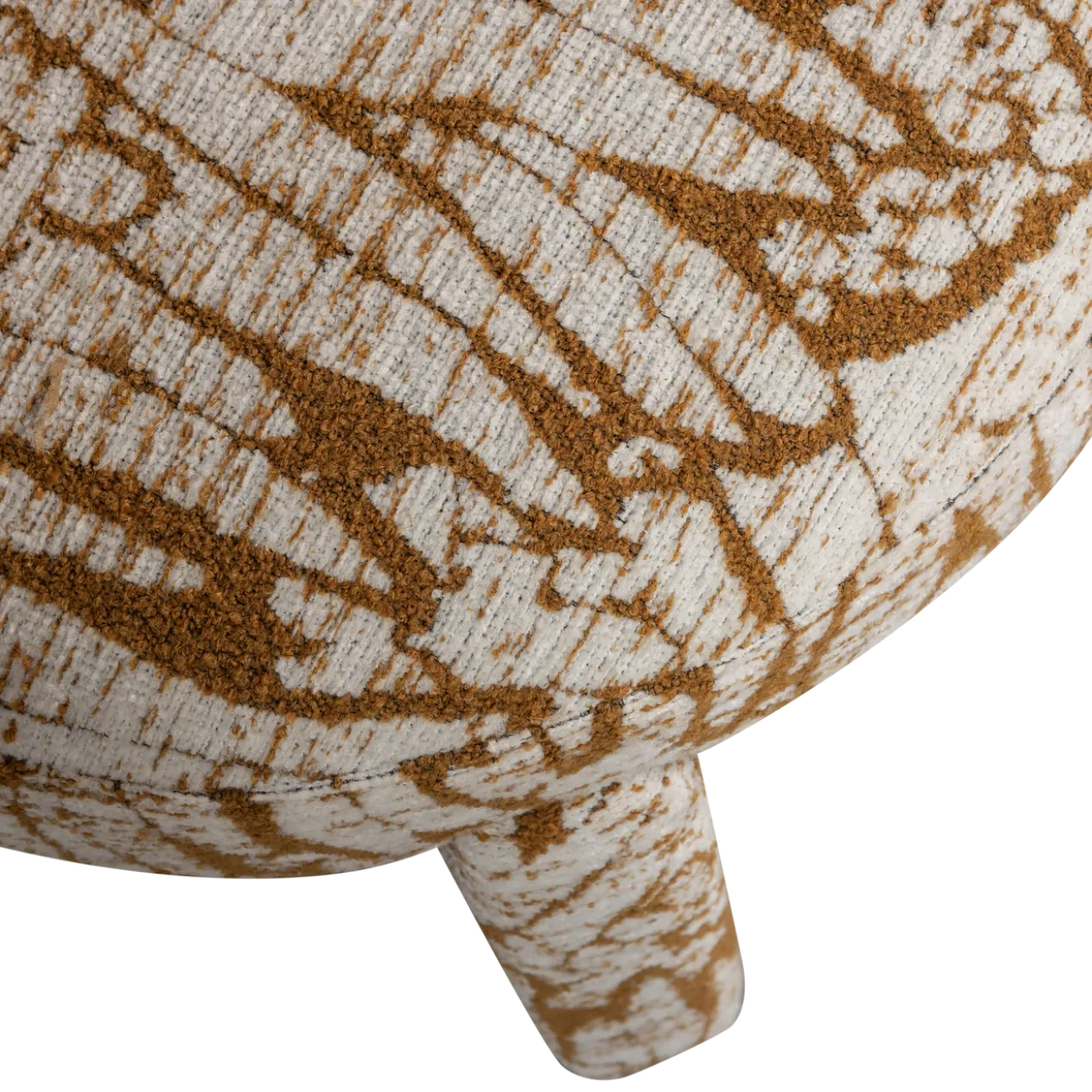 Upke fauteuil met dessin naturel/bruin