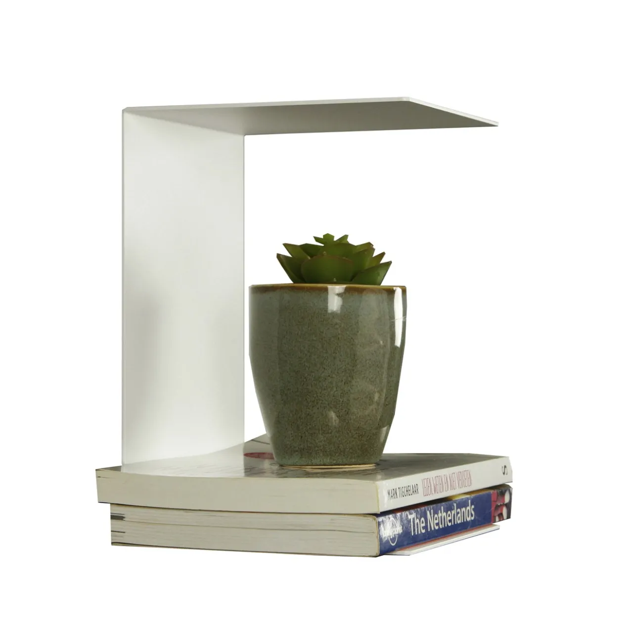 U-wandplank magnetische wit